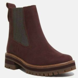 Women's Burgundy Ankle Boots